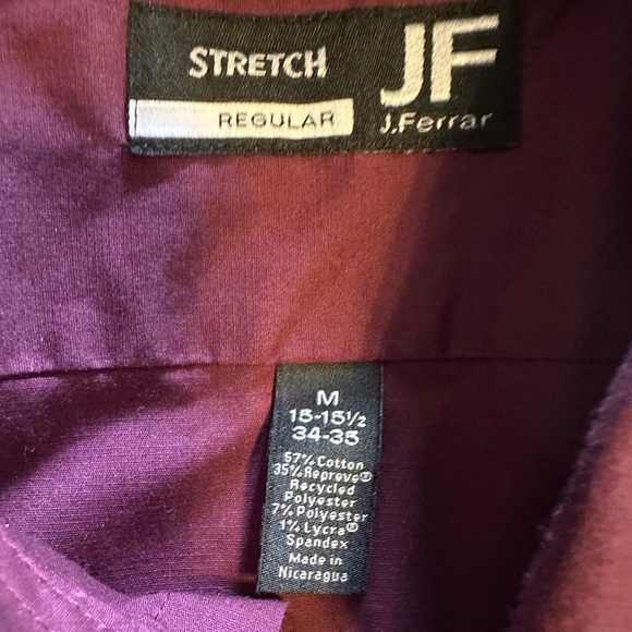 ❌SOLD❌ MENS BURGUNDY DRESS SHIRT - Picture 4 of 4